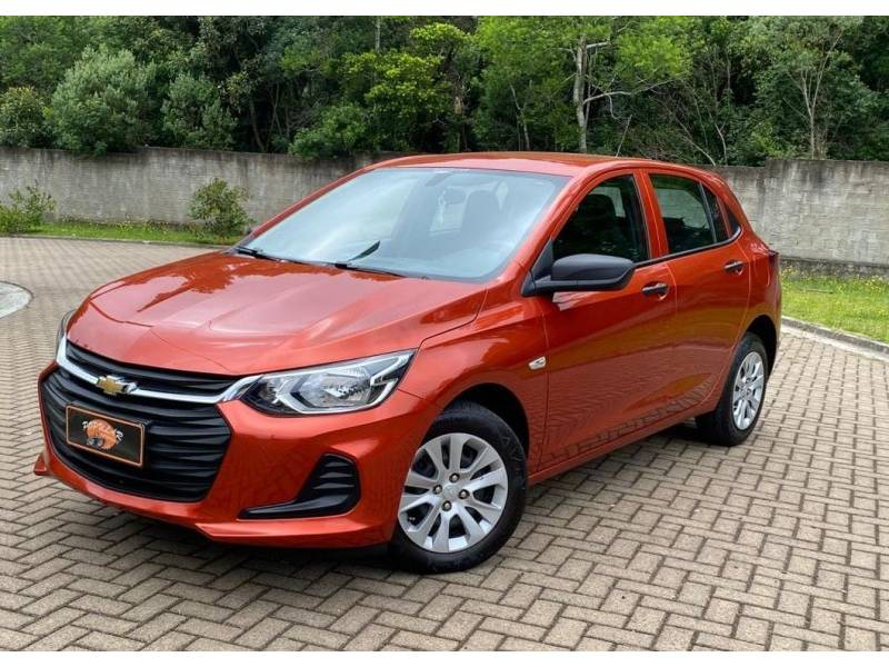 CHEVROLET - ONIX - 2019/2020 - Laranja - Sob Consulta