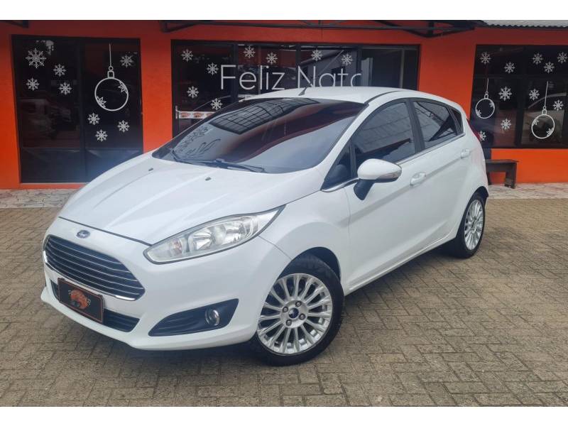 FORD - FIESTA - 2013/2014 - Branca - Sob Consulta