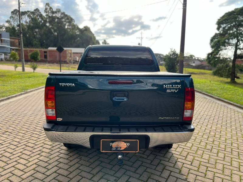 TOYOTA - HILUX - 2005/2006 - Verde - Sob Consulta